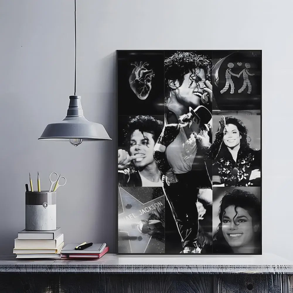 Iconische Michael Jackson Poster - Retro Muziek Kunst Decoratie