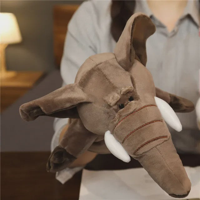 Zachte Pluche Handpoppen - Educatief Speelgoed voor Baby's en Kinderen (Diverse Dieren)