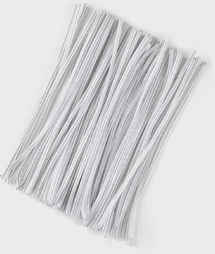 100 Stuks Chenille Stelen - Flexibele Knutseldraad voor Creatieve DIY Projecten