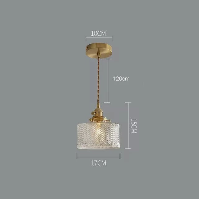 Moderne Glazen Hanglamp - Sfeervolle Verlichting voor Keuken, Eetkamer & Slaapkamer