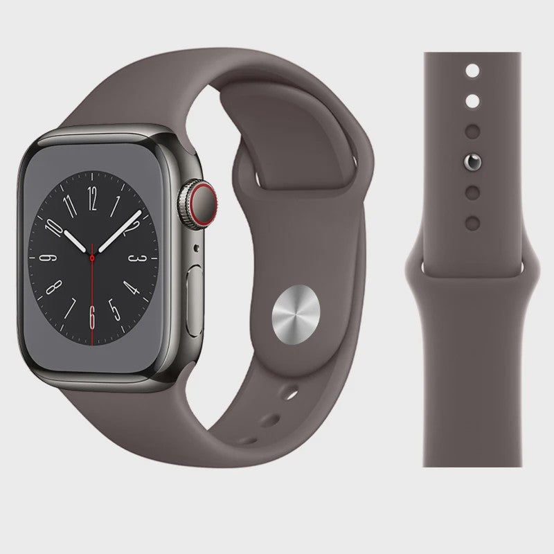 Sport Siliconen Bandje voor Apple Watch 38-49mm - Serie 1 t/m 11, SE, Ultra