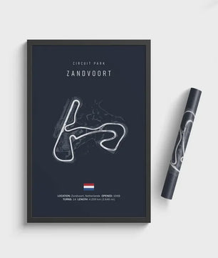 F1 Circuit Poster: Monaco Imola Track Art - Stijlvolle Motorsport Wall Art