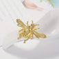 Luxe Bijen Broche met Kristallen - Vintage Baroque Stijl