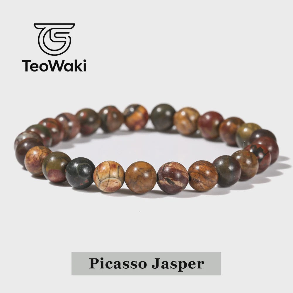 Natuurstenen Armbanden (4-10mm) - Amethist, Tijgeroog & meer - Unisex Reiki Healing