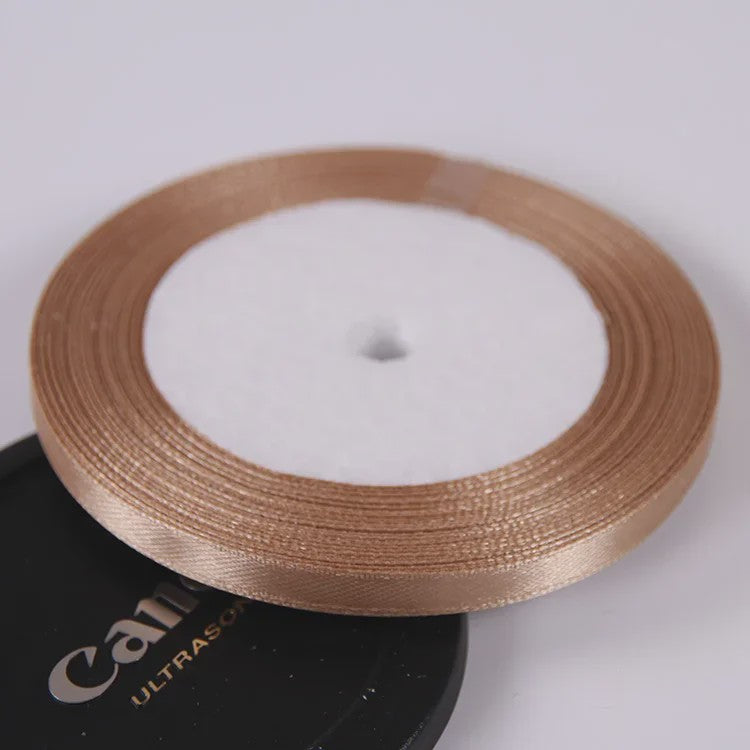 22 Meters/Roll 6mm Silk Satin Ribbons Christmas Halloween Birthday Party Gift Wrapping Ribbons DIY Handmade Crafts Material