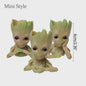 Groot Plantenpot & Decoratief Figuur - Leuke Woondecoratie