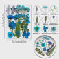 Set Gedroogde Bloemen & Bladeren (16-19 Stuks) - Natuurlijk & Realistisch
