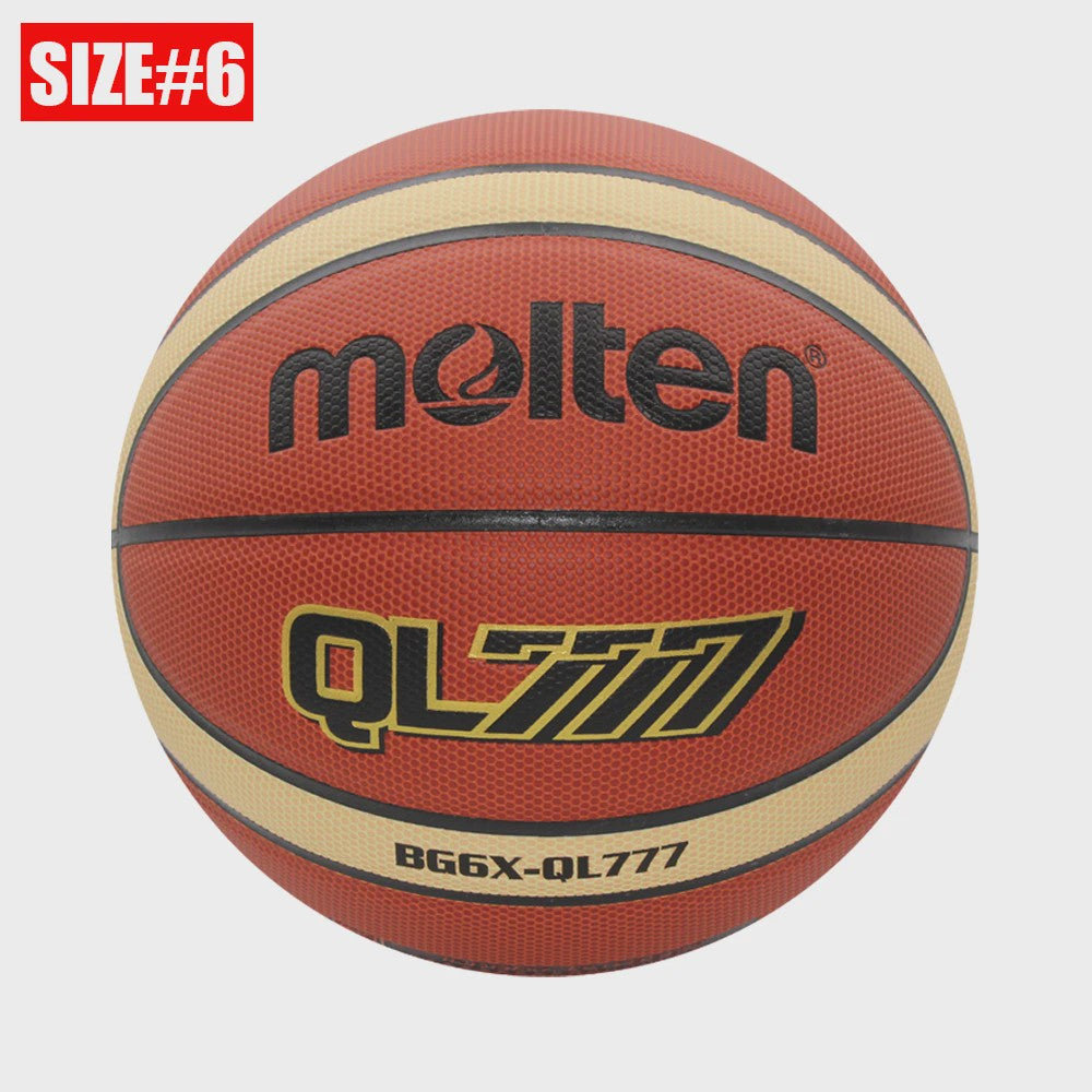 Molten BG3100 Basketbal: Officiële Maat 7, 6, 5 | PU Leer | Indoor & Outdoor Gebruik