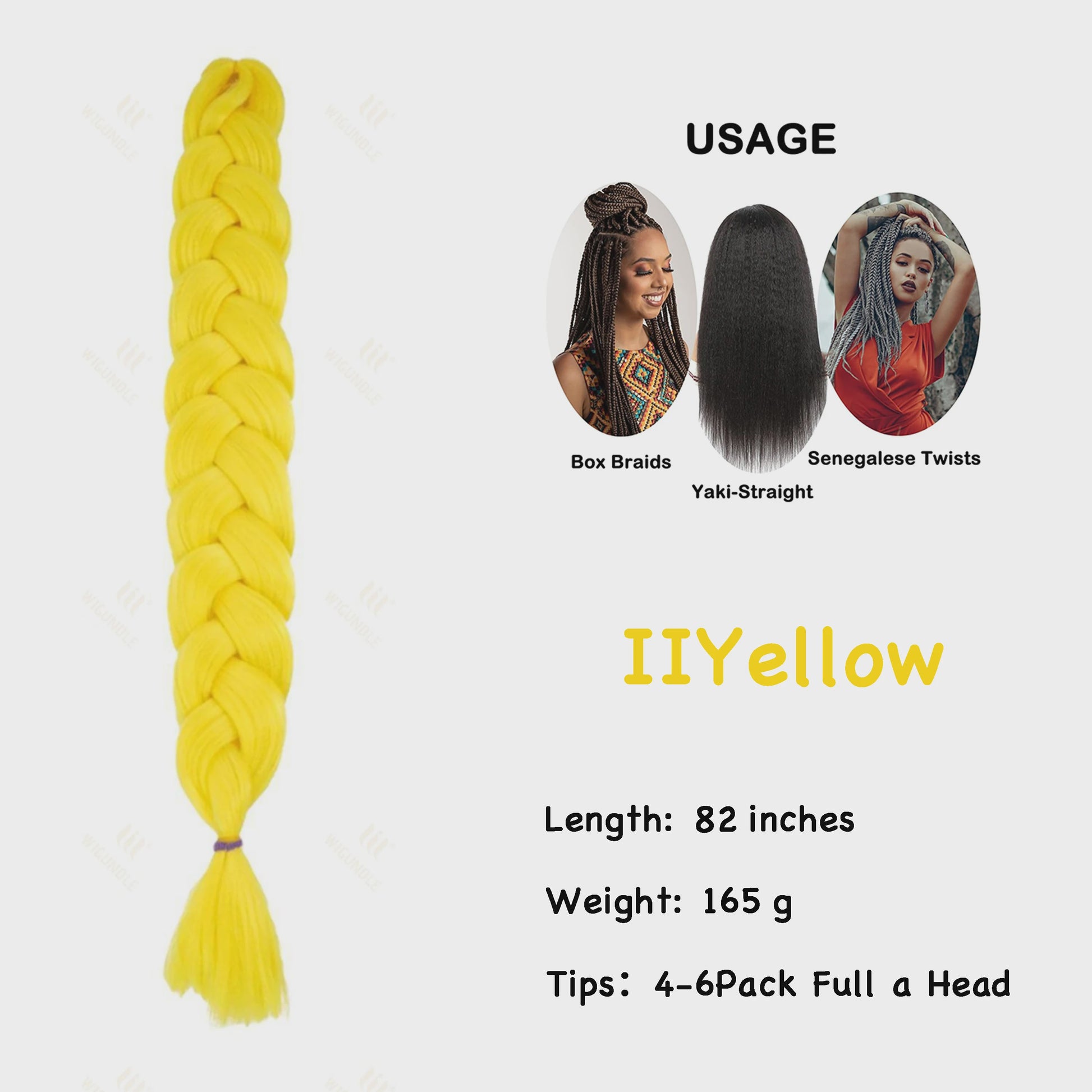 Jumbo Braiding Hair Extensions - 82 inch Synthetisch Vlecht Haar voor Box Braids & Twist