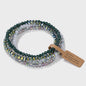 Set van 4 Kristallen Kralen Armbanden - Kleurrijk & Elegant