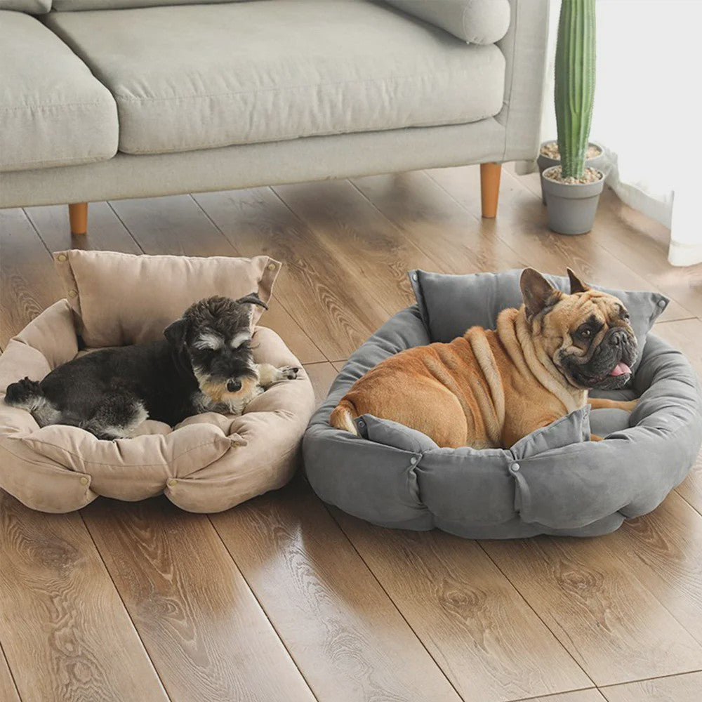 Multifunctionele Honden- en Kattenmand 3-in-1 | Zacht & Warm Slaapkussen