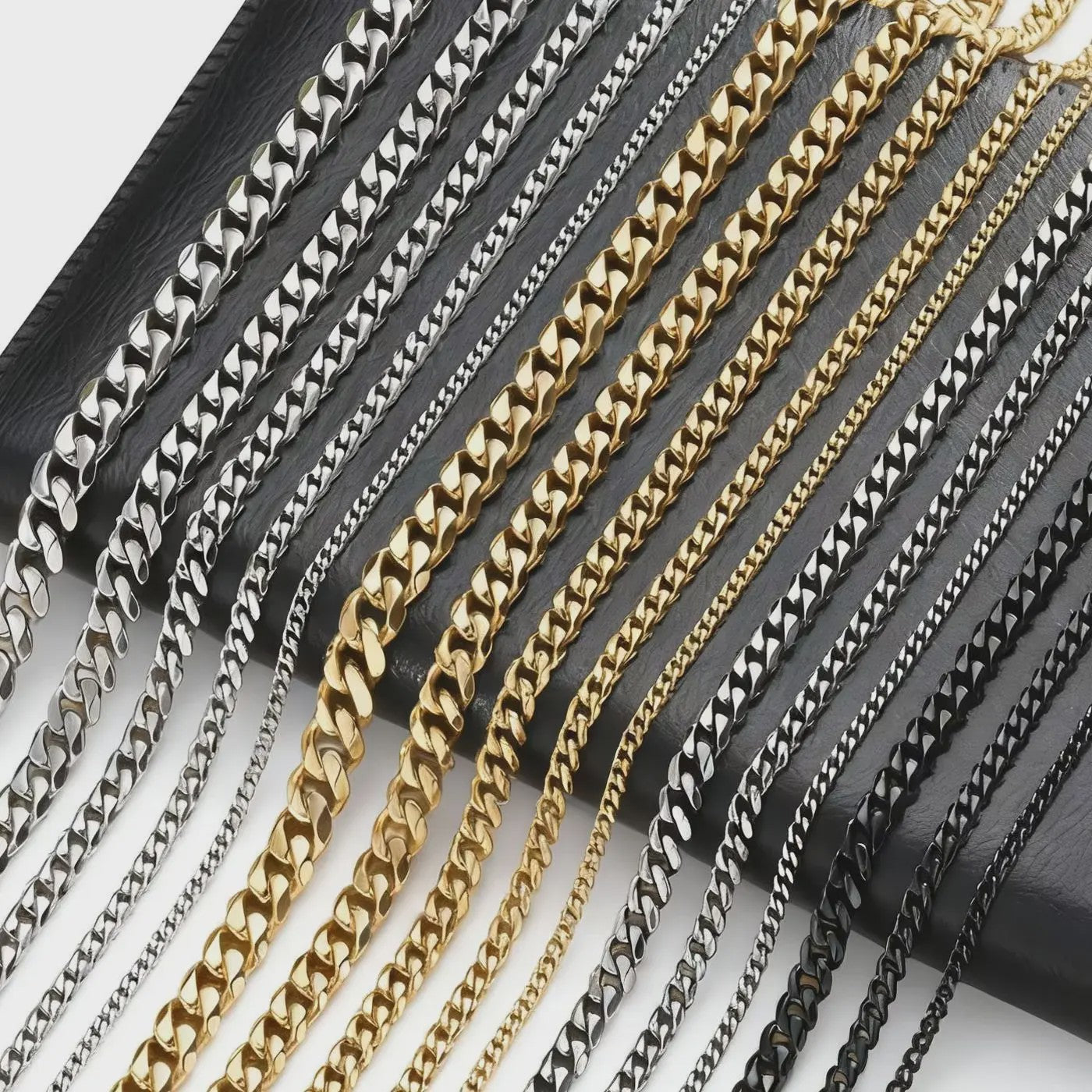 Klassieke Cuban Chain Ketting Heren Dames - Roestvrij Staal (3-11mm)