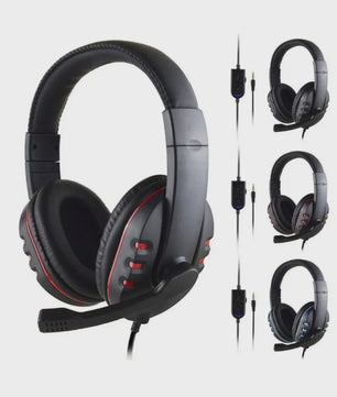 Gaming Headset met Microfoon en Volumeregeling - Bedraad 3.5mm voor PC, PS4, Xbox