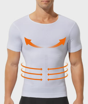 Herenshirt met Compressie en Buikcorrectie - Naadloos Slimming Tanktop voor Fitness en Dagelijks Gebruik