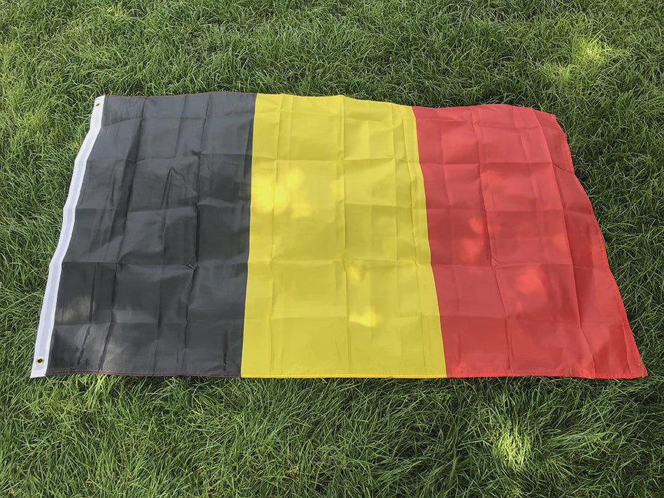Belgische Vlag 90x150cm Polyester - Nationale Vlag voor Buiten & Binnen