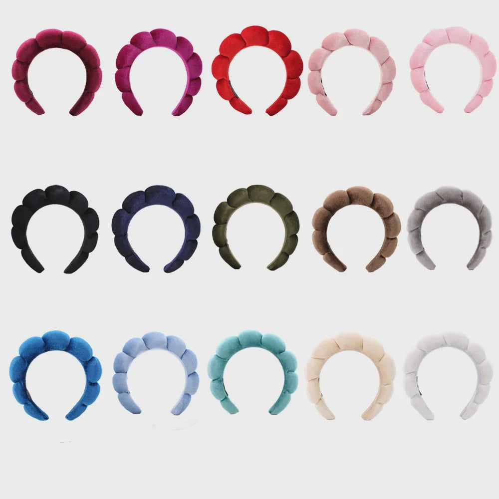 Luxe Velours Make-up Hoofdband - Comfortabel voor Gezichtswas & Huidverzorging