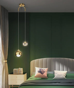 Moderne Hanglamp Glas Bol LED - Sfeervolle Verlichting voor Slaapkamer, Eetkamer & Keuken
