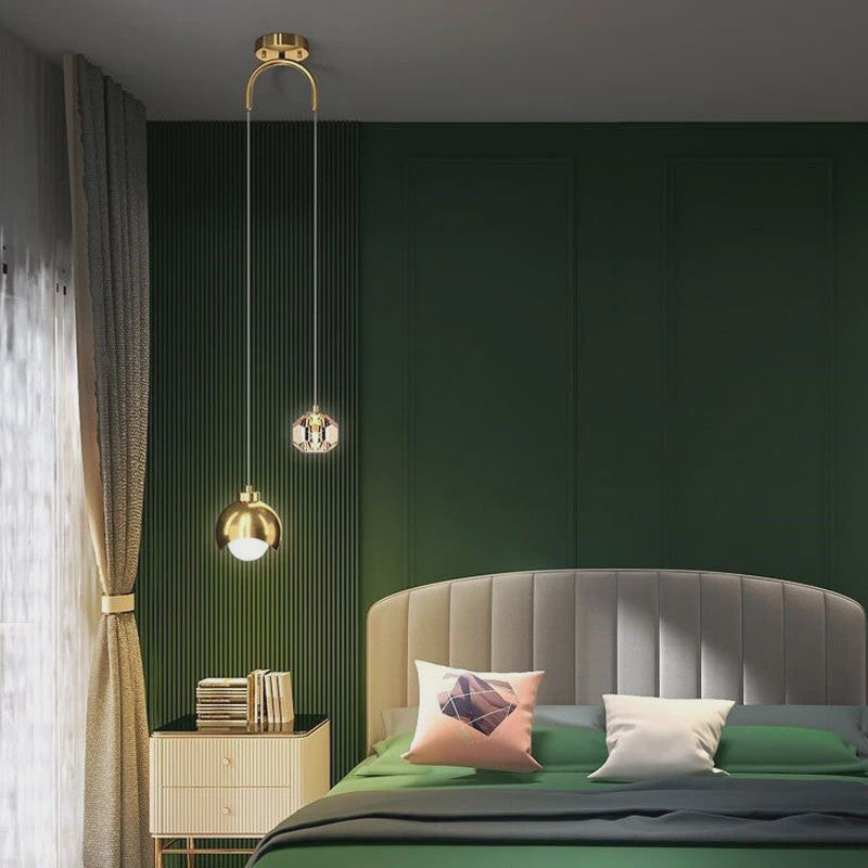 Moderne Hanglamp Glas Bol LED - Sfeervolle Verlichting voor Slaapkamer, Eetkamer & Keuken
