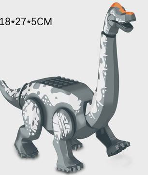Grote Bouwblok Dinosaurus Speelgoed - Indominus Rex & Tyrannosaurus Rex Modellen