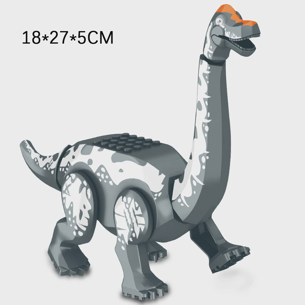 Grote Bouwblok Dinosaurus Speelgoed - Indominus Rex & Tyrannosaurus Rex Modellen