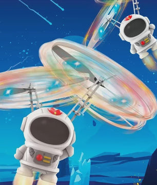 Zwevende Astronaut Drone met LED-verlichting - Interactief Vliegend Speelgoed voor Kinderen