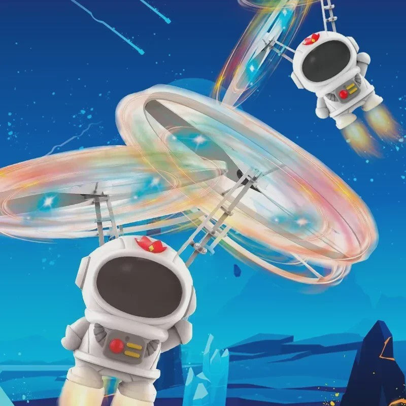 Zwevende Astronaut Drone met LED-verlichting - Interactief Vliegend Speelgoed voor Kinderen