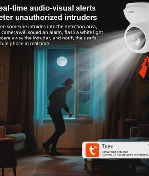 Draadloze 4K 8MP IP Camera met Auto Tracking & Tuya Smart App - Beveiliging & Babyfoon