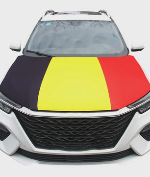 Belgische Vlag Motorkaphoes - Unieke Decoratie voor uw Auto