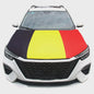 Belgische Vlag Motorkaphoes - Unieke Decoratie voor uw Auto
