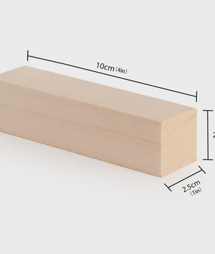 10x Basswood Houtsnijblokken - Zacht Natuurlijk Hout voor Beginners en Experts