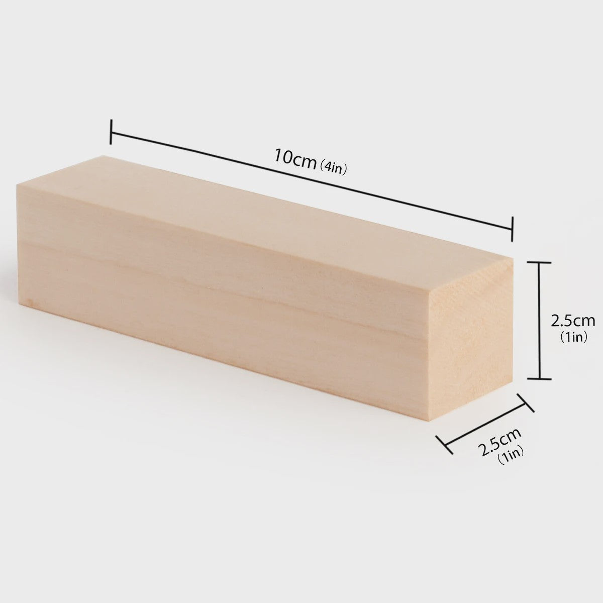 10x Basswood Houtsnijblokken - Zacht Natuurlijk Hout voor Beginners en Experts