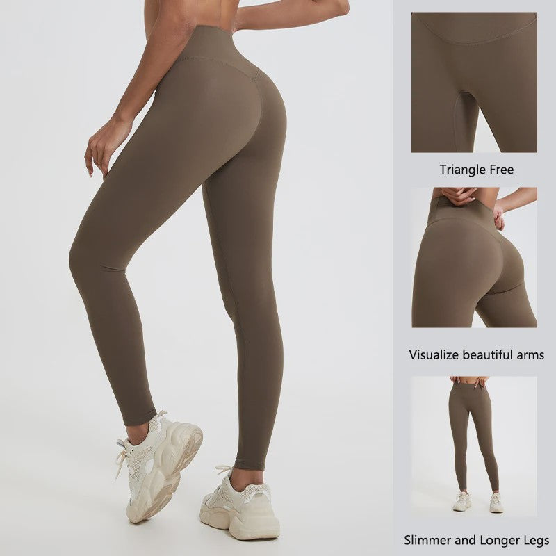Dames Hoge Taille Legging - Zomer Sportbroek voor Yoga, Fitness & Hardlopen - Push-Up Effect