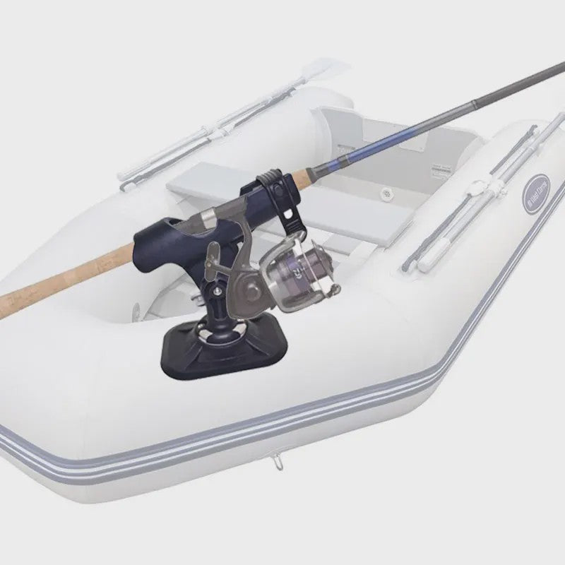 PVC Vishengelhouder voor Opblaasbare Boot, Kajak en Rubberboot - Verstelbaar & Stevig