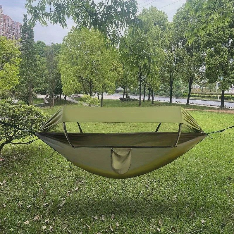 Dubbele Outdoor Hangmat met Klamboe en Anti-omval functie - Comfortabel Kamperen