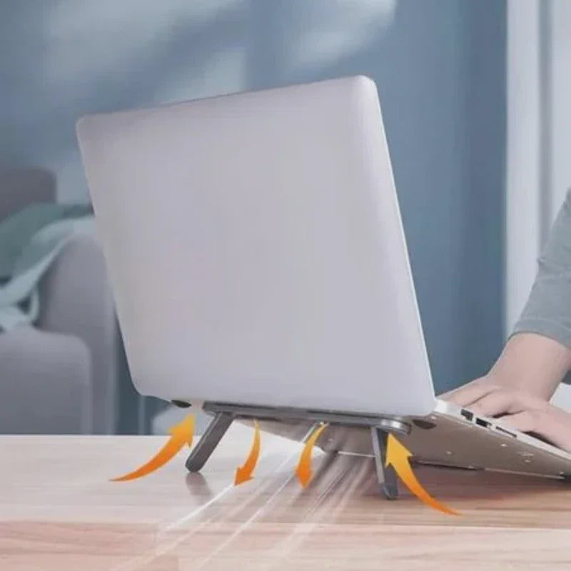 Verstelbare Draagbare Laptopstandaard - Opvouwbaar & Ergonomisch
