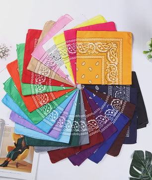 20-delige Set Paisley Bandana Sjaaltjes - Kleurrijk & Veelzijdig voor Mannen en Vrouwen