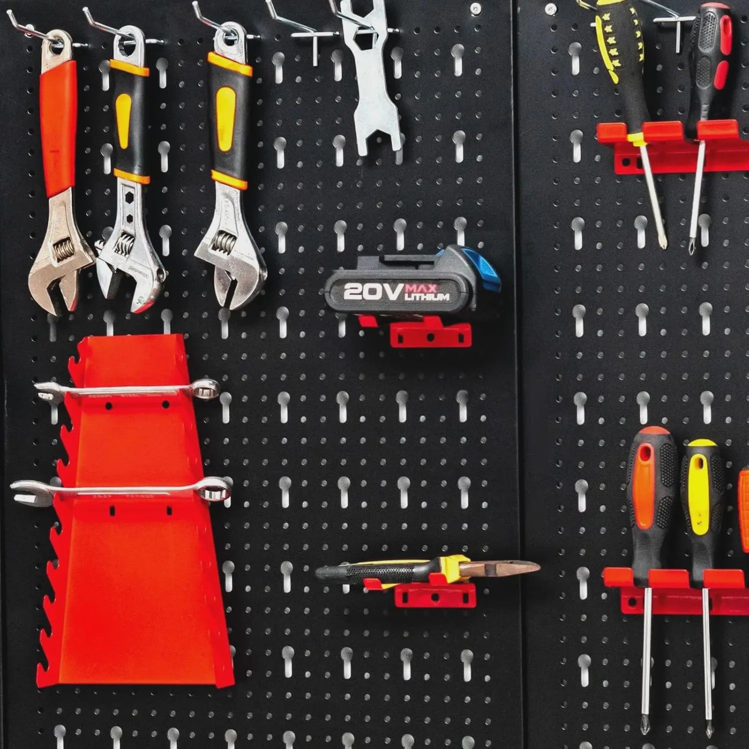 Gereedschapswand met 28-delige Set, 120x60 cm - Organiseer Uw Werkplaats Efficiënt