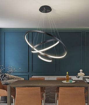 Moderne LED Plafondlamp Kroonluchter - Stijlvol Design voor Woonkamer, Slaapkamer & Eetkamer