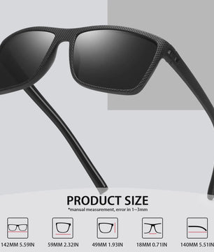 Designer Polarized Zonnebrillen Set voor Heren & Dames | UV400 Bescherming | Ideaal voor Buitenactiviteiten