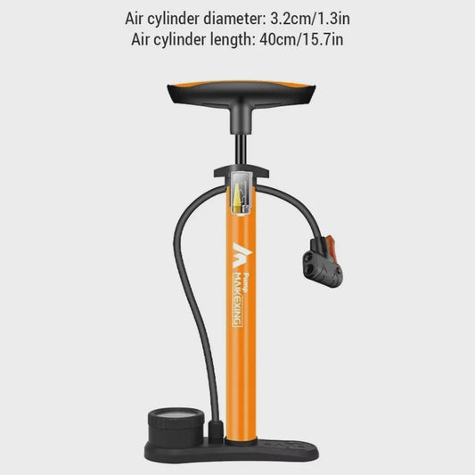 Fietspomp met Manometer - Multifunctioneel 160PSI - 3-in-1 Nozzle