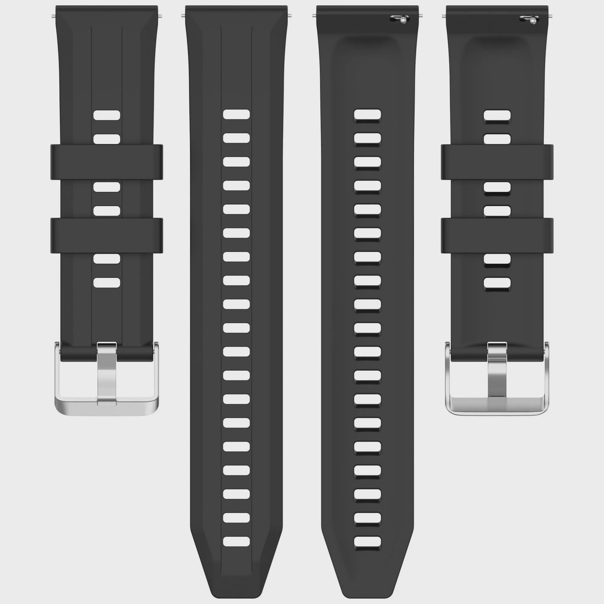 22mm Composiet Siliconen Bandje voor Huawei Watch GT 6/5/4 46mm & Watch 4/5 Pro