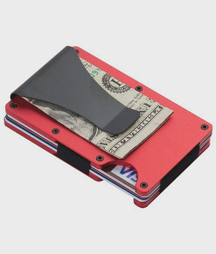 Minimalistische RFID Portemonnee met Geldclip - Slank & Krasbestendig Kaarthouder