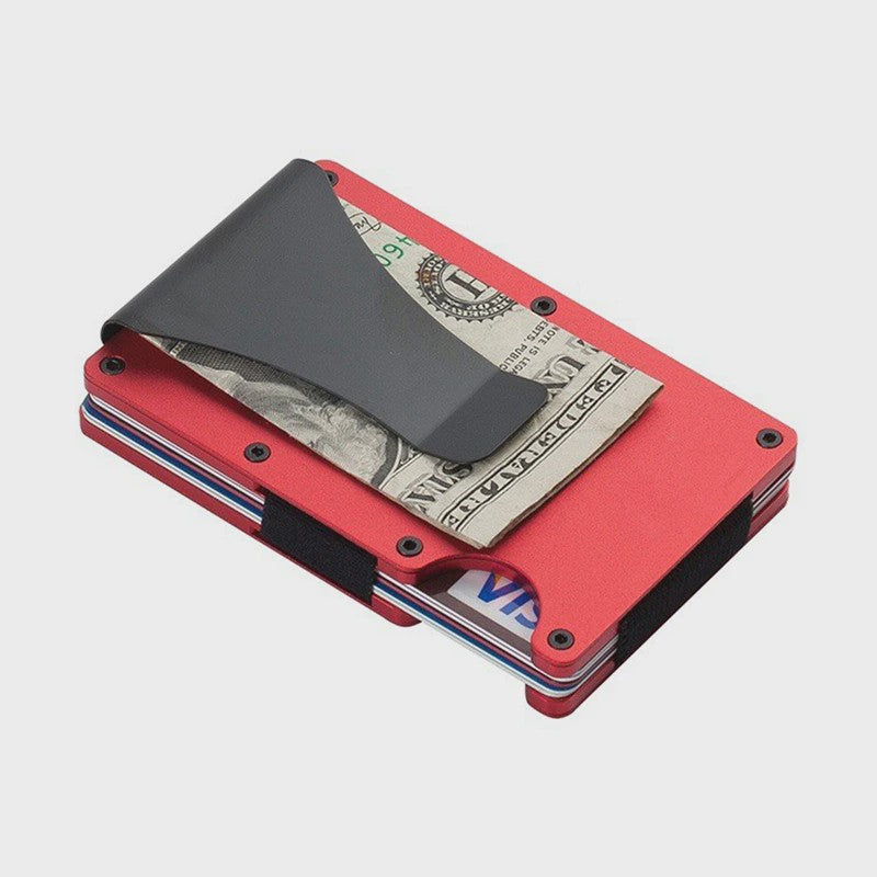 Minimalistische RFID Portemonnee met Geldclip - Slank & Krasbestendig Kaarthouder