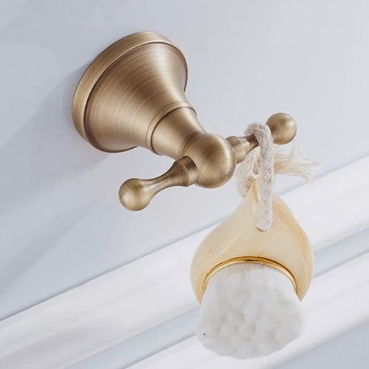 Luxe Massief Messing Badkamer Accessoires Set: Handdoekhouder, Toiletrolhouder, Ring & Haak