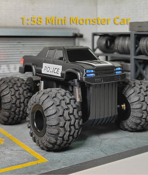 LDARC M58 1/58 RC Truck RTR - Miniatuur Off-Road Monster Truck met Afstandsbediening