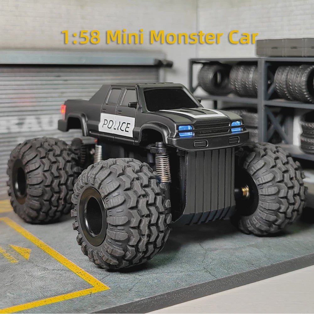 LDARC M58 1/58 RC Truck RTR - Miniatuur Off-Road Monster Truck met Afstandsbediening