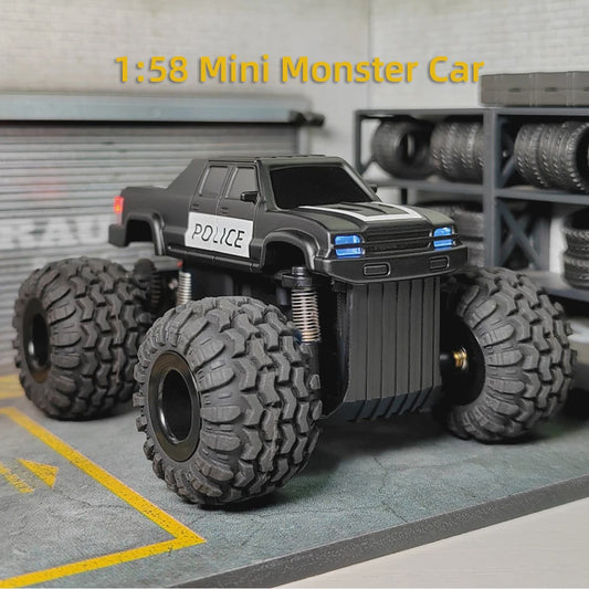 LDARC M58 1/58 RC Truck RTR - Miniatuur Off-Road Monster Truck met Afstandsbediening