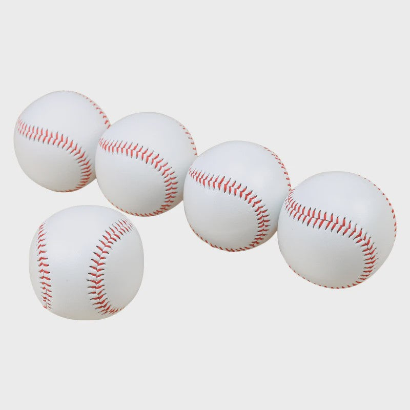 Set van 12 Baseball Softbal Trainingsballen - 9 Inch, Handgemaakt, Hard & Zacht