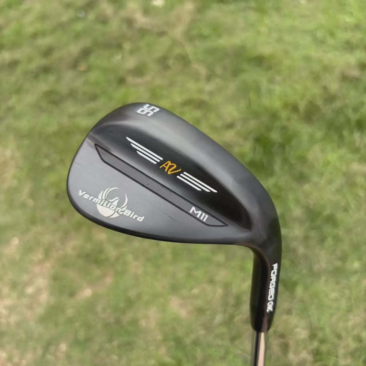 Vermilion Bird Forged Golf Wedge - Soft Carbon Steel, CNC Milled, Spin & Bounce Control