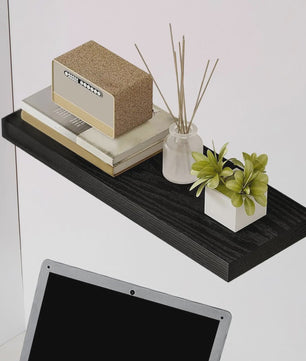 Drijvende Wandplank - Stevig & Decoratief met Onzichtbare Beugel voor Woonkamer, Keuken, Badkamer